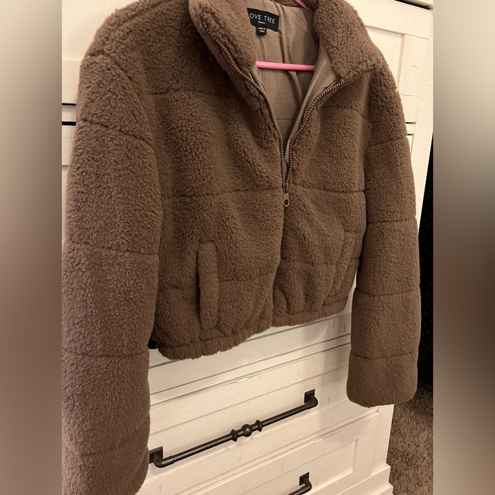 Teddy jacket size small